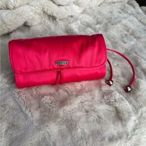Coach Pink Travel Jewelry Case